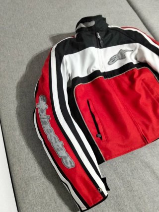 Chaqueta Moto Alpinestars Roja/Blanca/Negra