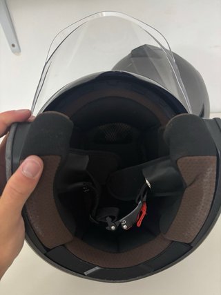 Pareja de cascos de Moto LS2 Talla L y S Gris