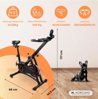 Bicicleta Estática Mobiclinic Negra