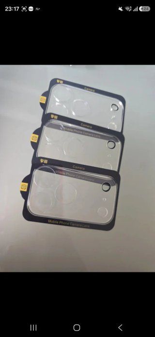 Proteggi fotocamera trasparente per iPhone 17 Pro