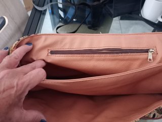 Bolso de hombro tela tapicería egipcia