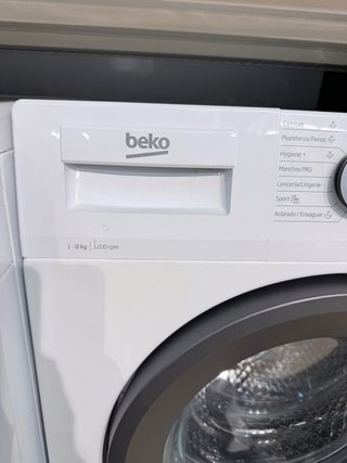 Lavadora Beko 8kg 1200rpm con garantía