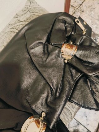 Bolso Negro y Beige