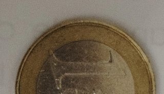 1 Euro Belgio 2002 Errore raro di eccesso di metallo