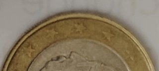 1 Euro Belgio 2002 Errore raro di eccesso di metallo