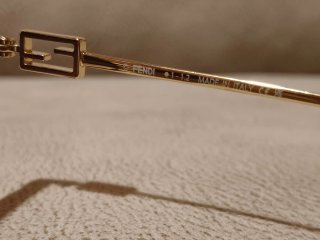 Gafas de sol Fendi Baguette doradas