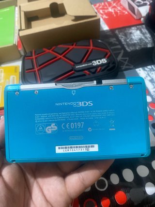 Nintendo 3DS Aqua Blue Completa