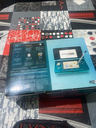 Nintendo 3DS Aqua Blue Completa