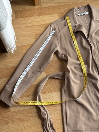 Mono Zara Beige Talla L Pantalón Largo