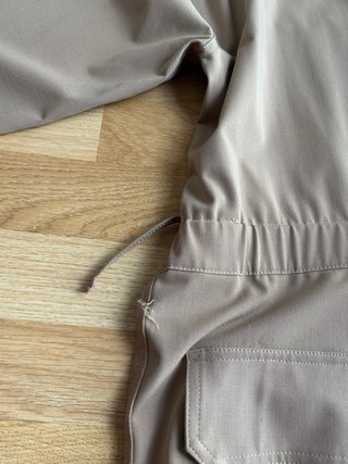 Mono Zara Beige Talla L Pantalón Largo