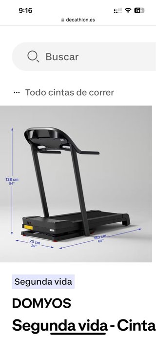 Cinta de correr Domyos T540A