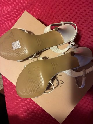 Sandali eleganti bianchi Donna Più – Taglia 40