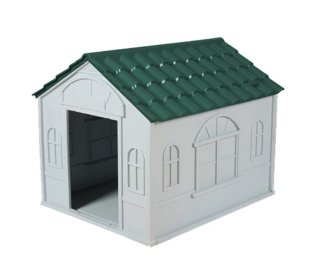 Casetta per Cani in Resina 75x65x63cm Garden De Luxe