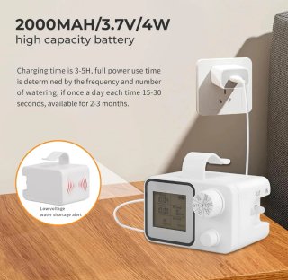 Riego automático 15 plantas, sin grifo con batería