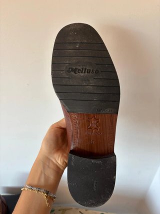 Scarpe Melluso Uomo Pelle Rossiccio Tg 43 Nuove