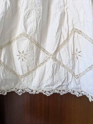 Conjunto camisón y camisola antiguo