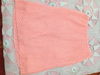 Conjunto crochet rosa talla única