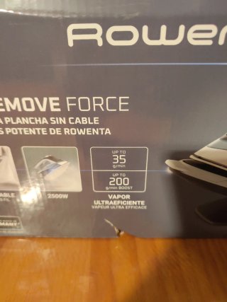 Plancha Vapor Rowenta Freemove Force Sin Cable
