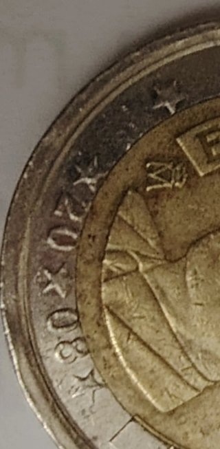 2 Euro Spagna 2008 - Raro Errore di Scrittura