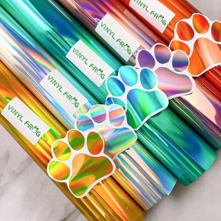 Cricut VINYL FROG Vinilo permanente holográfico