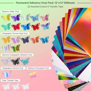 Cricut VINYL FROG Vinilo permanente holográfico