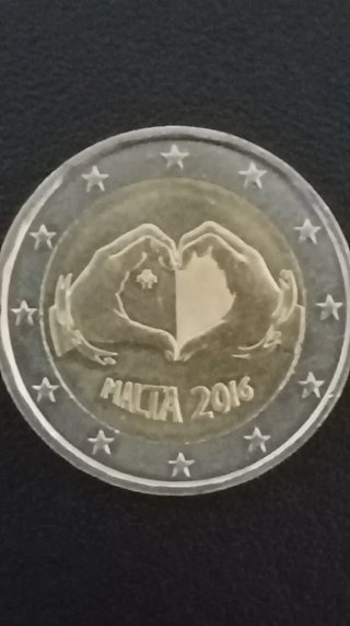 Moneda 2€ Malta 2016 Corazón
