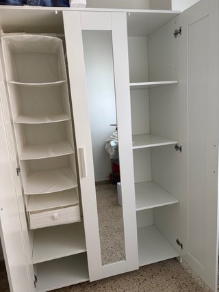 Armario Blanco Ikea con Espejo