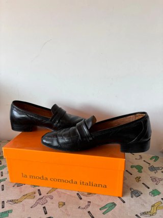 Mocassini Valleverde Pelle Nera Tg 43