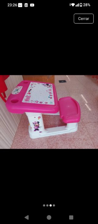 Pupitre infantil Minnie Mouse