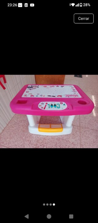 Pupitre infantil Minnie Mouse