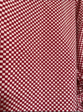 Camisa Levi's cuadros rojos y blancos