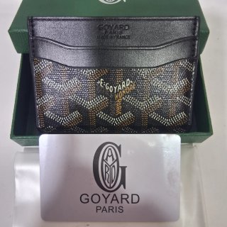 Tarjetero Goyard Negro/Marrón. Nuevo