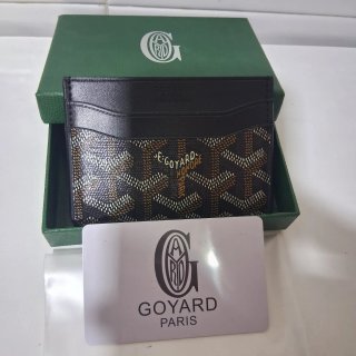 Tarjetero Goyard Negro/Marrón. Nuevo