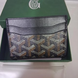 Tarjetero Goyard Negro/Marrón. Nuevo