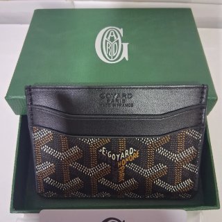 Tarjetero Goyard Negro/Marrón. Nuevo