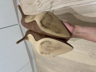 Tacones Aldo Marrones Piel Serpiente