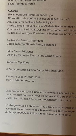 Lengua castellana y Literatura 2 de bachillerato