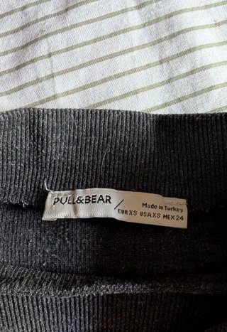 Camiseta Pull&Bear gris manga corta