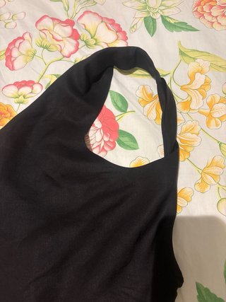 Top COS Nero in Lino