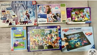 Set di puzzle Disney Frozen, Principesse, Peppa Pig