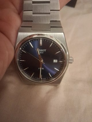 Tissot PRX Reloj Negro y Plateado