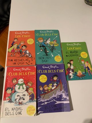 Libros / llibres El Club dels cinc. Los Cinco.