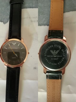 Reloj Emporio Armani Negro/Dorado