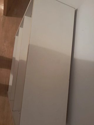 Mueble estantería blanco