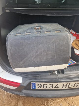 Caja de repartidor para moto/bici