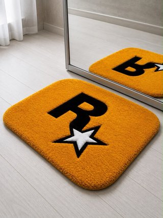 Alfombra Rockstar Logo