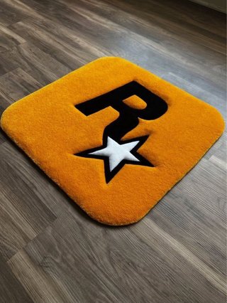 Alfombra Rockstar Logo
