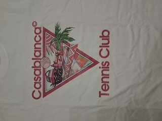 Camiseta Casablanca Tennis Club Blanca