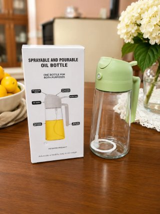 Spruzzatore e Dosatore Olio 2 in 1 Vetro
