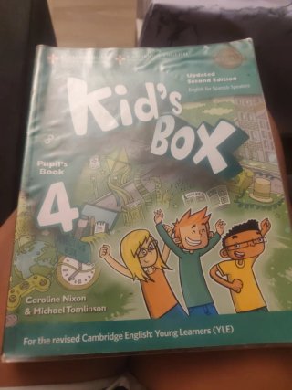 Libro inglés kid's box 1 , 2 y 4